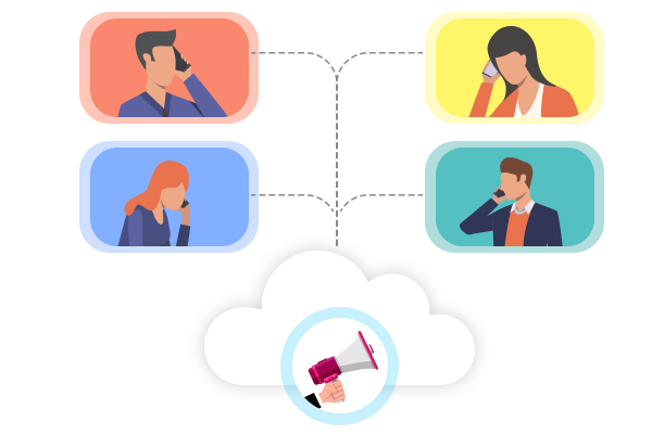 Broadcast your next big thing on 1:1 call with your customers